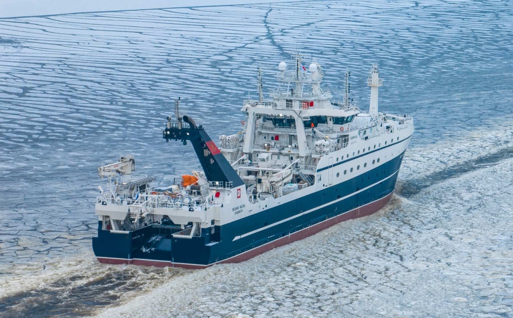Super trawler MEKHANIK MASLAK departed for fishing