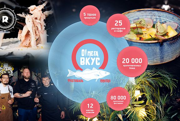Более 20 тысяч блюд из минтая приготовлено на фестивале «О!Мега Вкус»